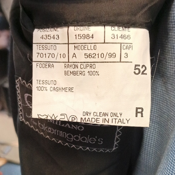 Canali Black Double-Breasted Trench Coat - Picture 11 of 11